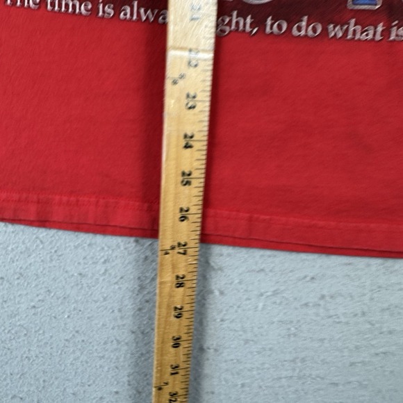 Vtg Y2K Martin Luther King Jr. T Shirt Men's Large Red Obama Black History Pride - Picture 15 of 16